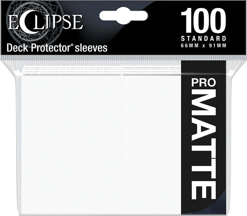 Ultra Pro Eclipse Matte Standard Sleeves: Arctic White (100)