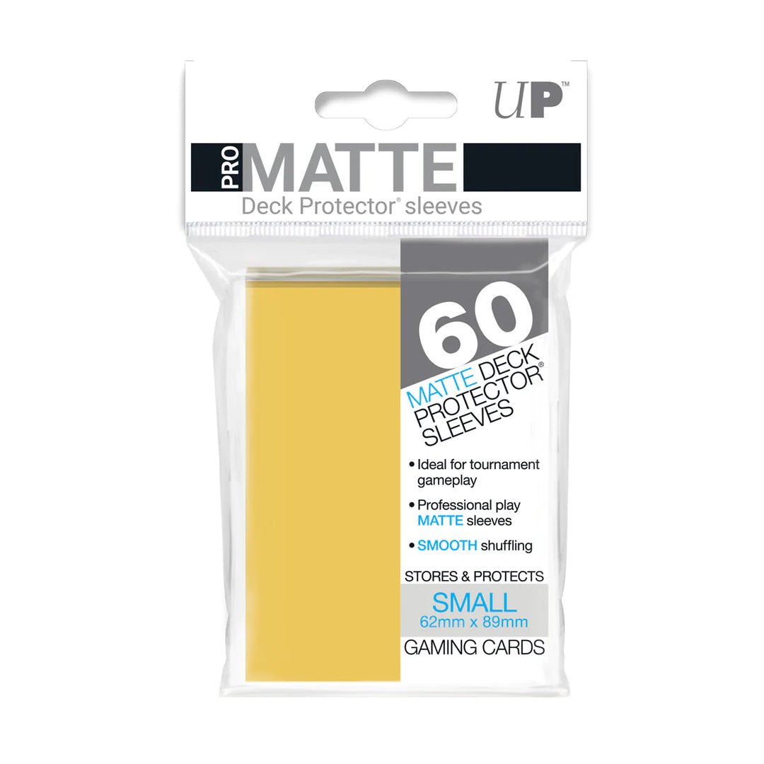 Ultra Pro PRO-Matte Japanese Size Sleeves Solid Yellow (60ct)