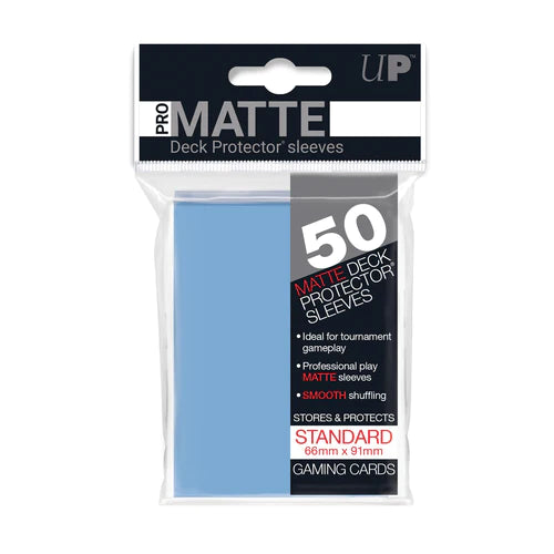 Ultra Pro PRO-Matte Standard Size Sleeves Light Blue (50ct)