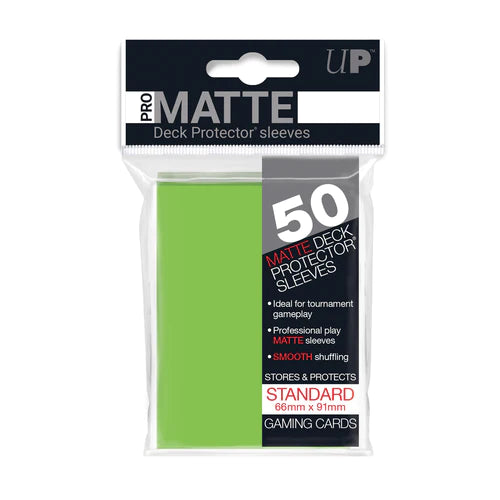Ultra Pro PRO-Matte Standard Size Sleeves Lime Green (50ct)