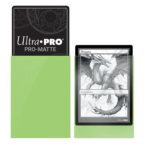 Ultra Pro PRO-Matte Standard Size Sleeves Lime Green (50ct)