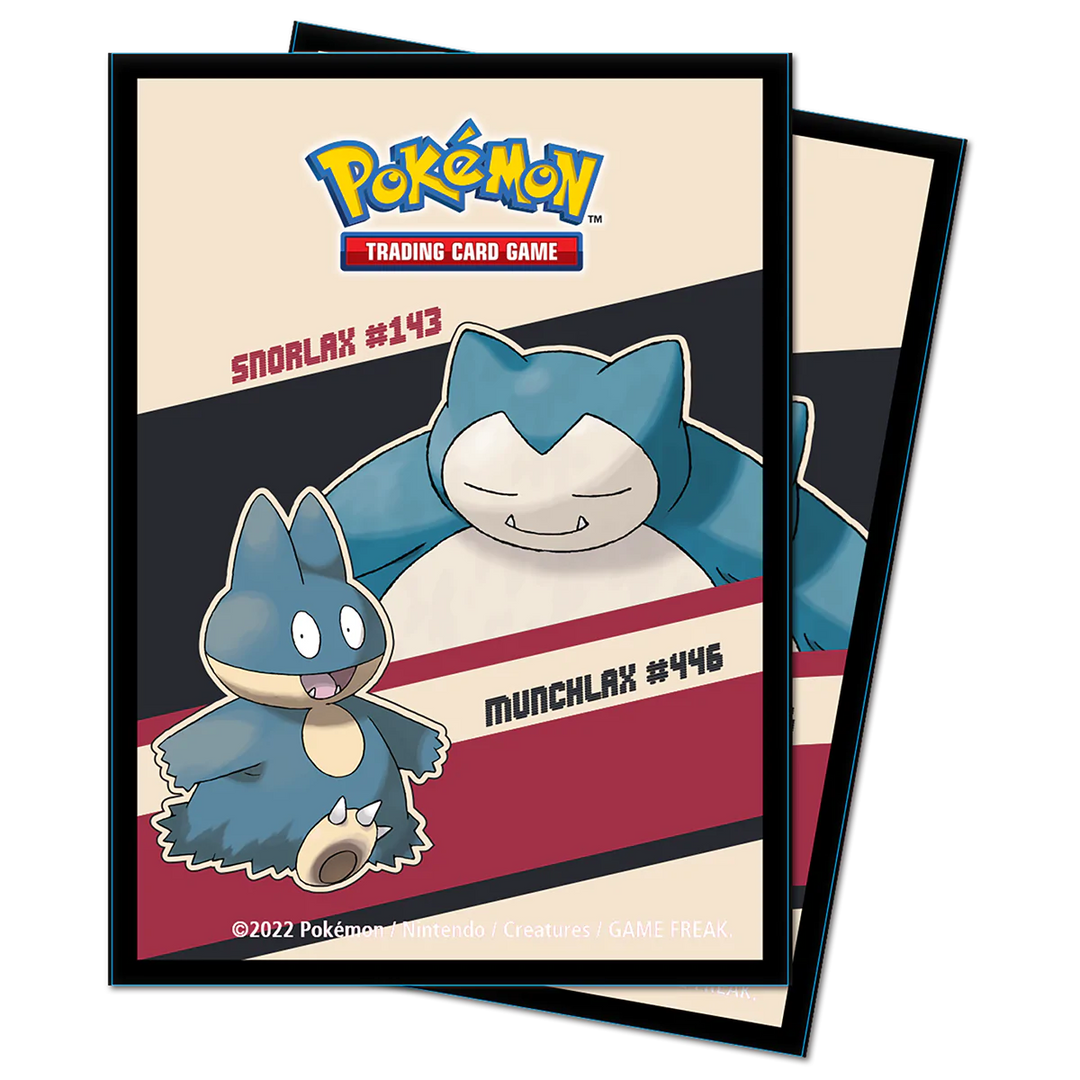 Ultra Pro Pokemon - Snorlax &amp; Munchlax Deck Sleeves (65ct)