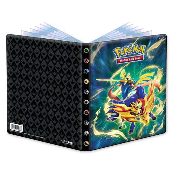 Ultra Pro Pokemon 4 Pocket Portfolio - 12.5 Crowned Sword Zacian and Crowned Shield Zamazenta