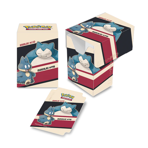 Ultra Pro Pokemon Snorlax and Munchlax Full-View Deck Box