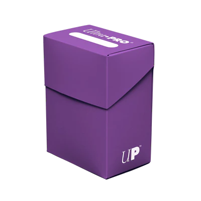 Ultra Pro Solid Purple 80+ Deck Box