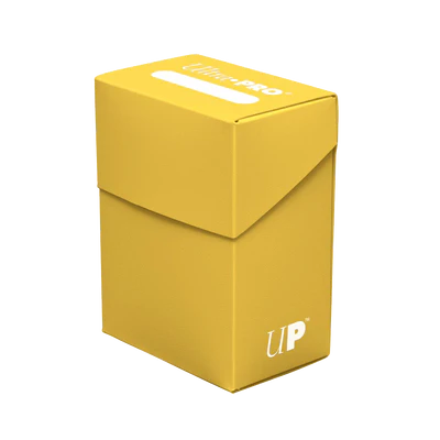 Ultra Pro Solid Yellow 80+ Deck Box