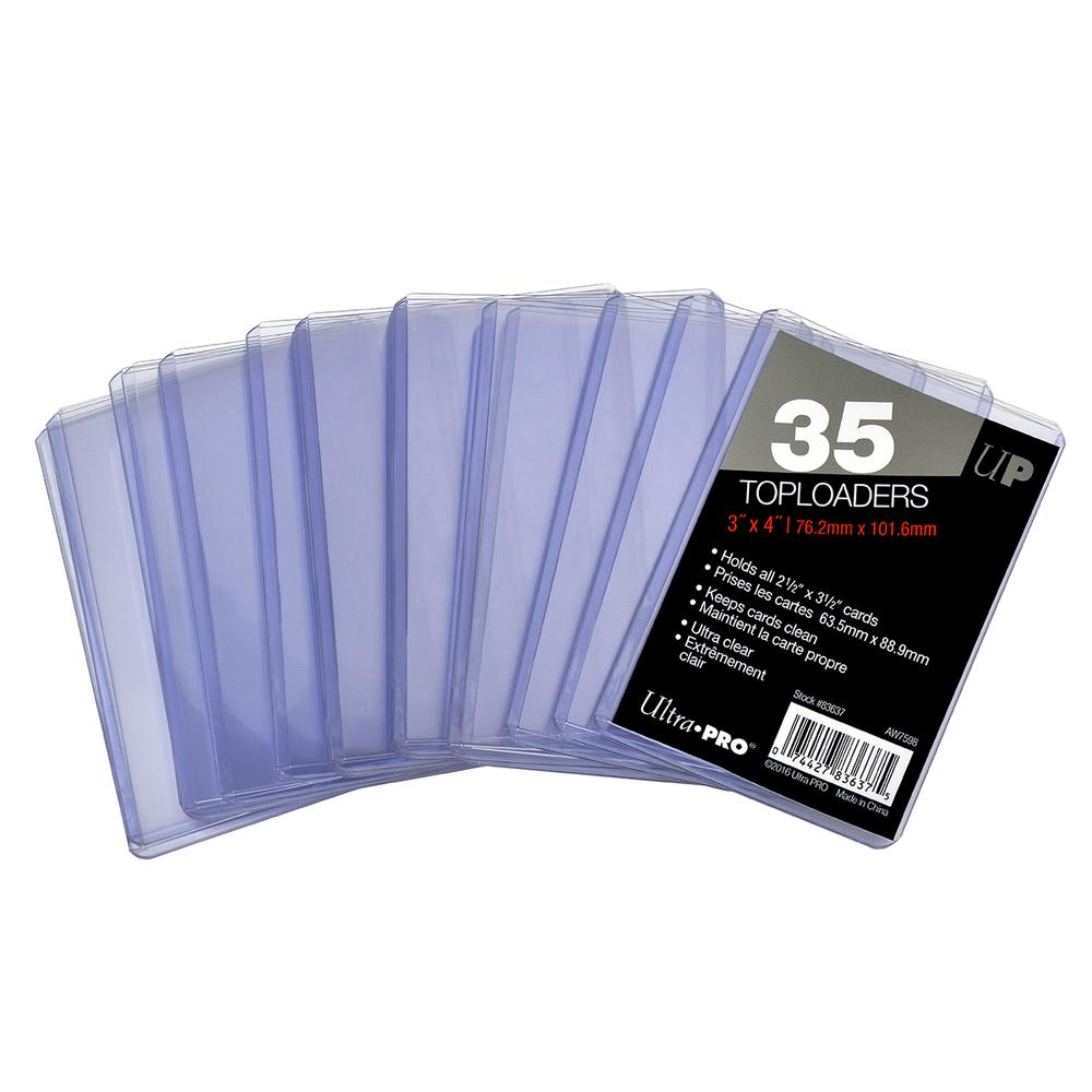 Ultra Pro: Clear Regular Toploaders 35ct Case (12)