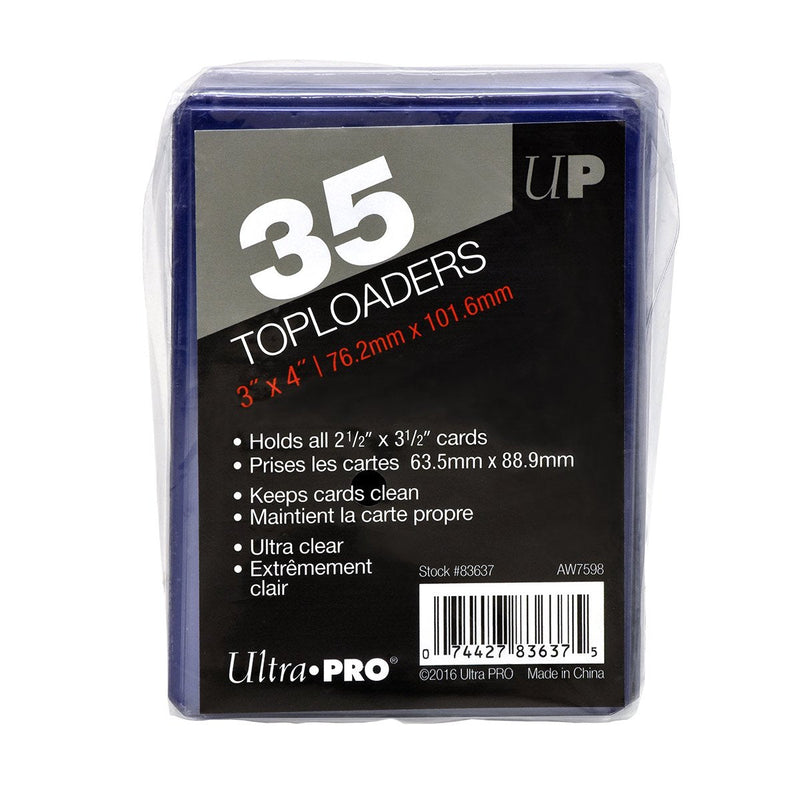 Ultra Pro: Clear Regular Toploaders 35ct Case (12)