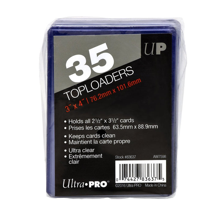 Ultra Pro: Clear Regular Toploaders (35 count)
