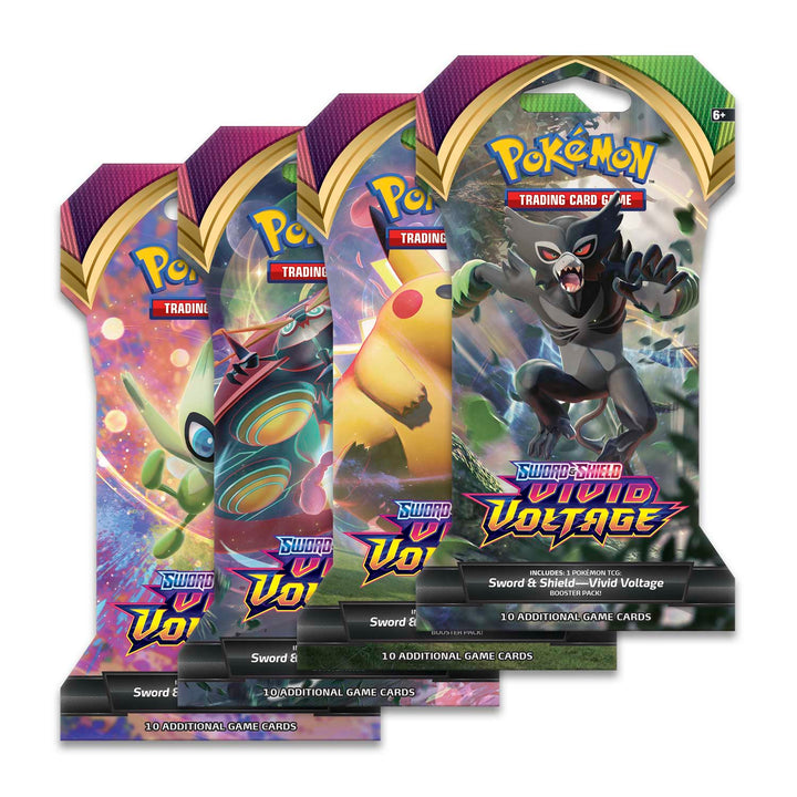 Pokemon TCG Sword &amp; Shield - Vivid Voltage Sleeved Booster Pack