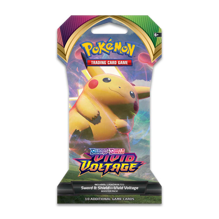 Pokemon TCG Sword &amp; Shield - Vivid Voltage Sleeved Booster Pack