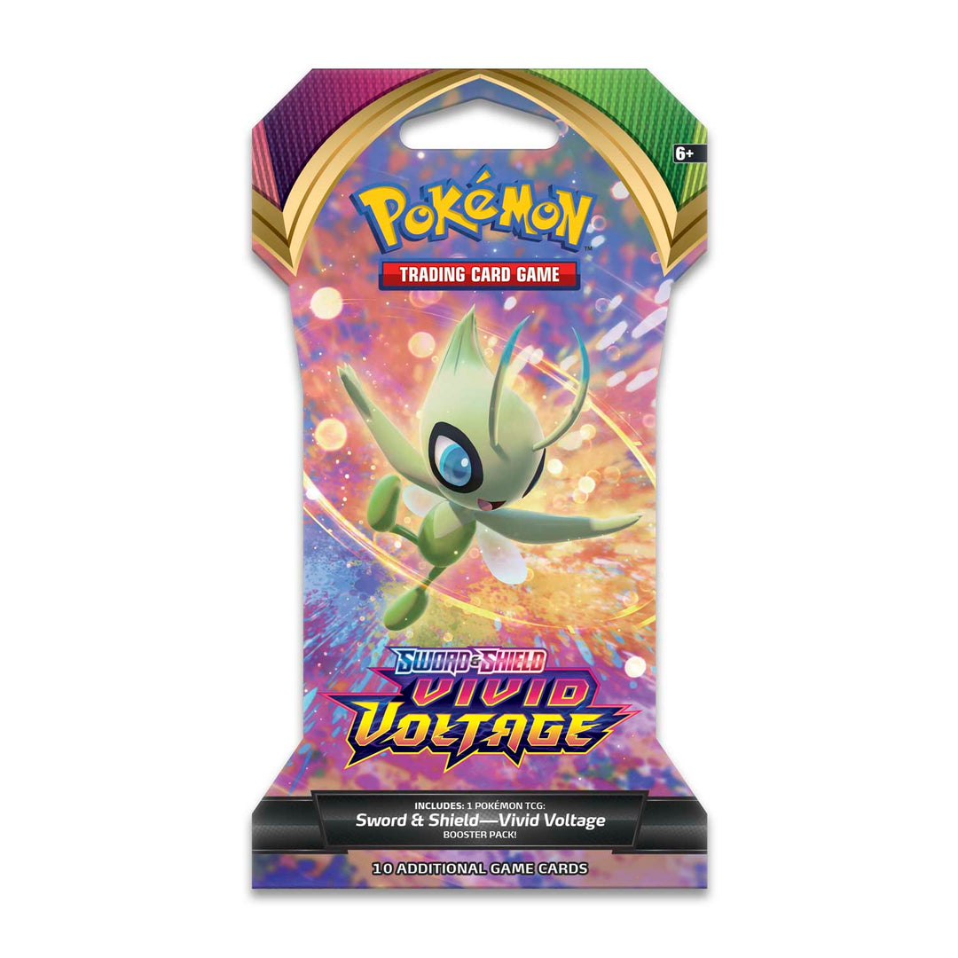 Pokemon TCG Sword &amp; Shield - Vivid Voltage Sleeved Booster Pack