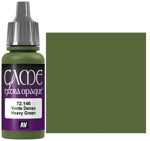 Vallejo Paint: Game Extra Opaque - Heavy Green 17ml