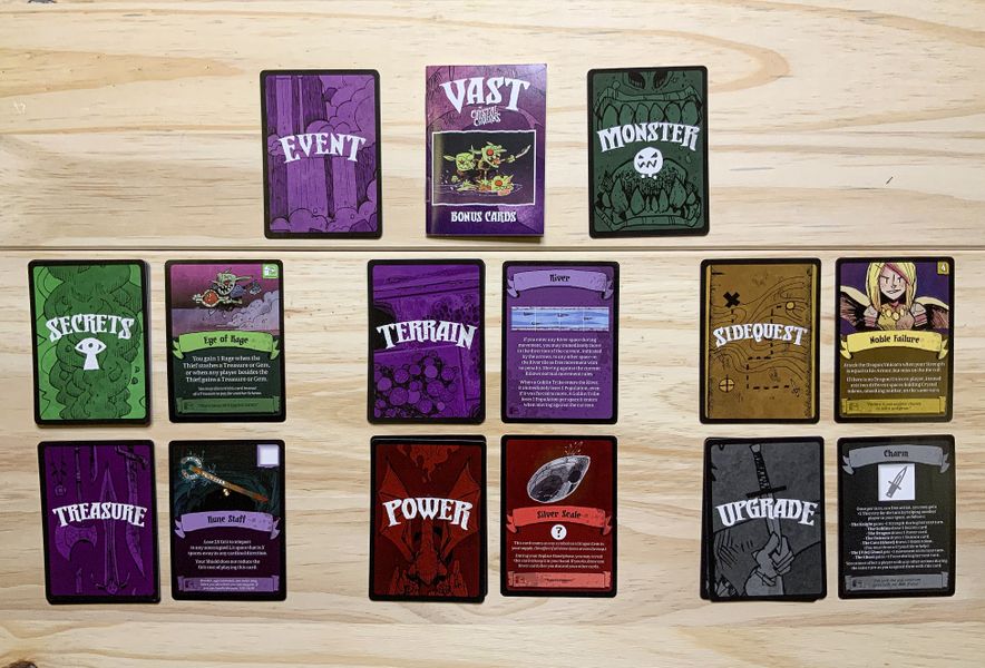 Vast: The Crystal Caverns Bonus Cards Expansion