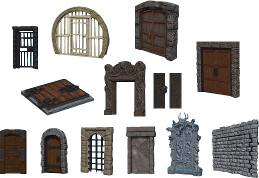 WarLock Tiles: Doors and Archways Miniature