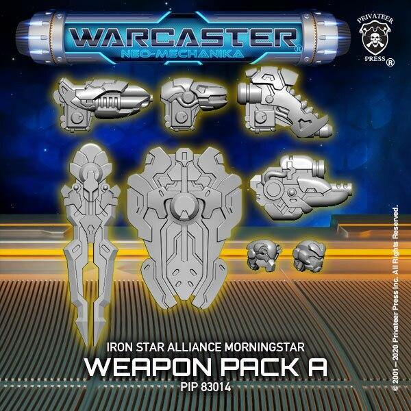 Warcaster: Iron Star Alliance Morningstar A Weapon Pack (Metal) - The Hobby Hub