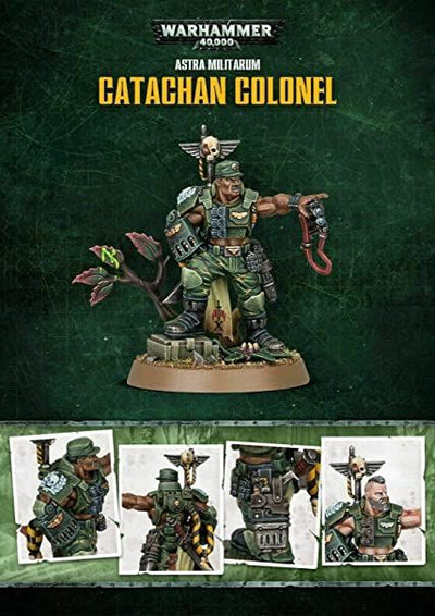Warhammer 40K - Astra Militarum Catachan Colonel Anniversary Miniature