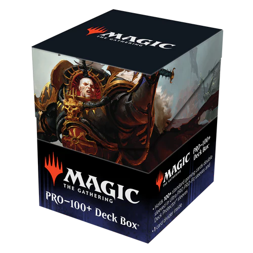 Magic The Gathering Warhammer 40k 2022- Abaddon The Despoiler  100+ Deck Box