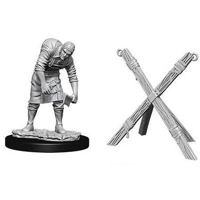 WizKids Deep Cuts Unpainted Miniatures: W6 Assistant &amp; Torture Cross