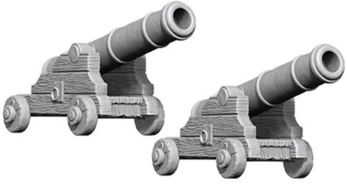 WizKids Deep Cuts Unpainted Miniatures: W9 Cannons