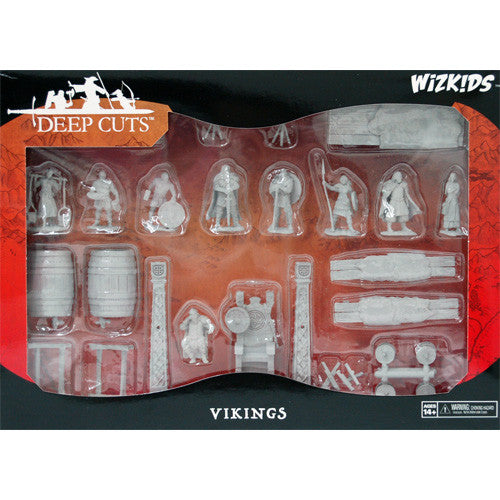 WizKids Deep Cuts Unpainted Miniatures W13 - Vikings
