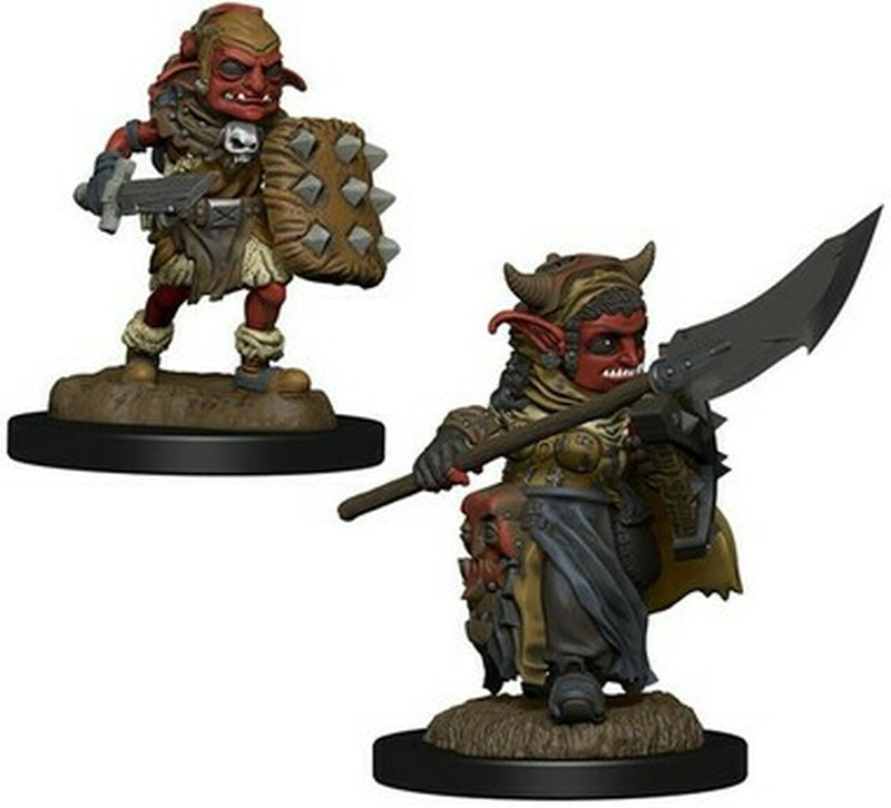 WizKids Minis: Wardlings - Goblin (Male) & Goblin (Female)
