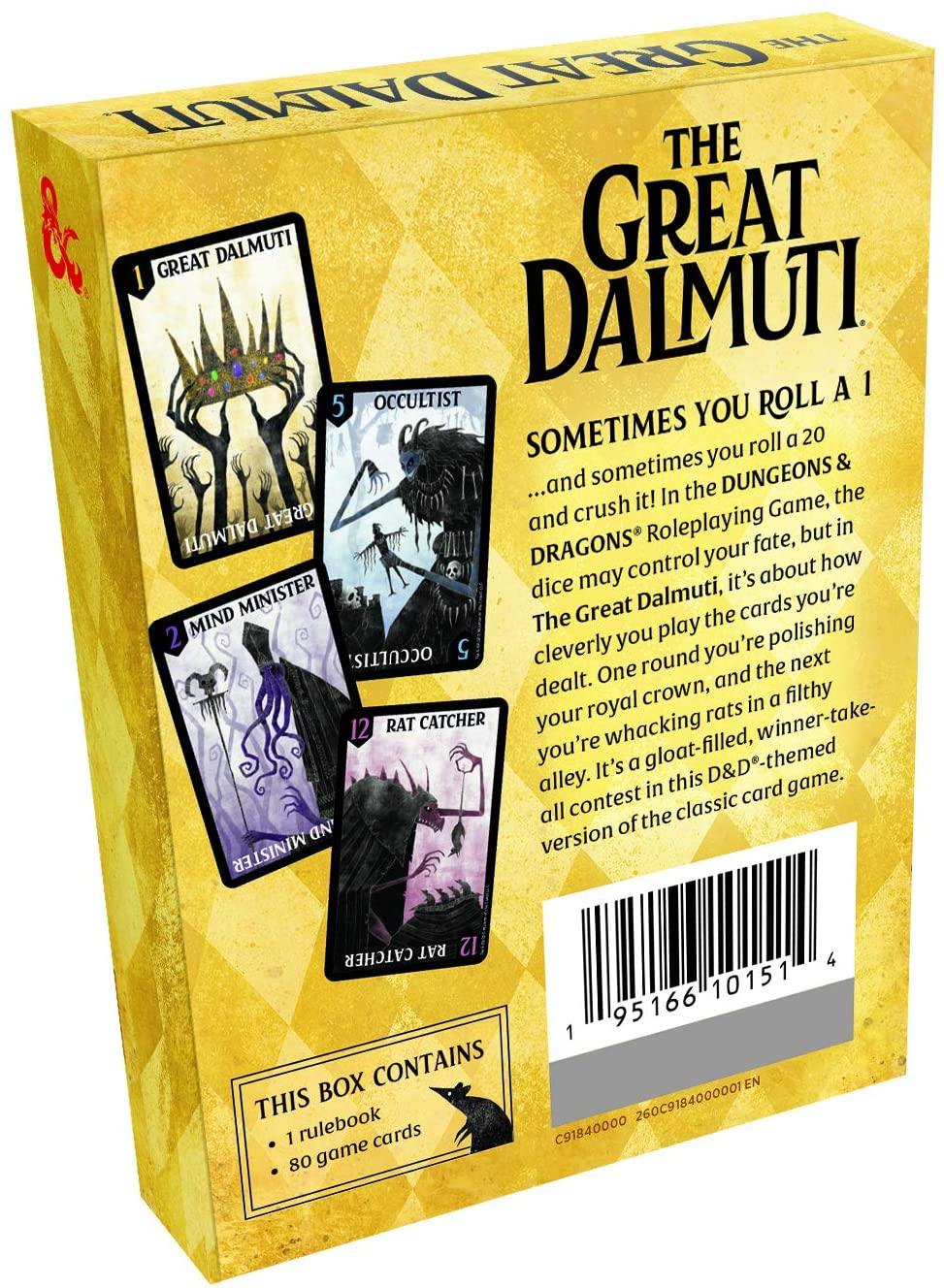 Wizards of the Coast The Great Dalmuti: Dungeons &amp; Dragons - D&amp;D Card Game - The Hobby Hub