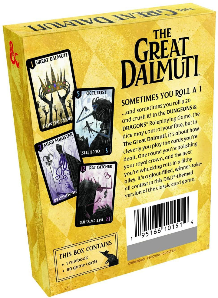 Wizards of the Coast The Great Dalmuti: Dungeons &amp; Dragons - D&amp;D Card Game - The Hobby Hub