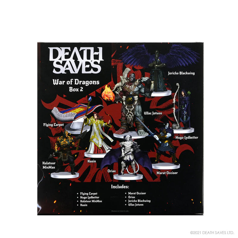 Wizkids Death Saves Minis - War Of Dragons Box Set 2