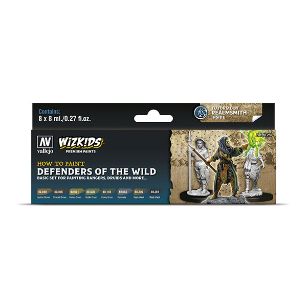 Wizkids Paint Set: Defenders of the Wild - 8 Colors