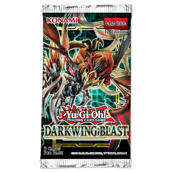 Yu-Gi-Oh: Darkwing Blast 1st Edition Booster Pack