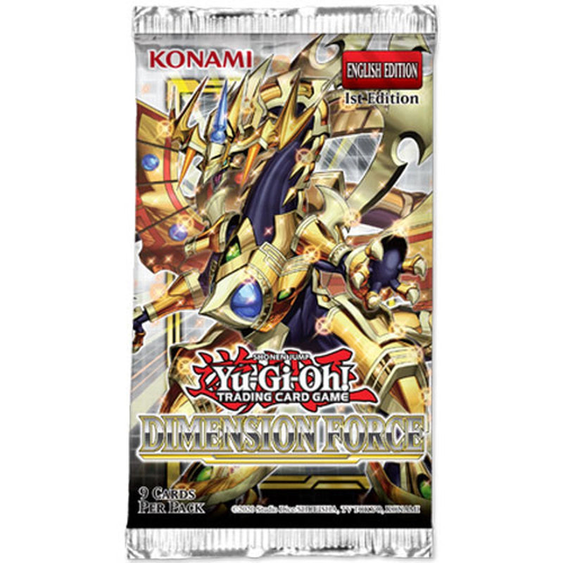 Yu-Gi-Oh Dimension Force 1st Edition Booster Pack