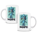 Rick and Morty Nope White Ceramic Mug