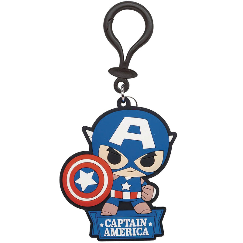 Marvel Heroes - Captain America PVC Soft Touch Bag Clip