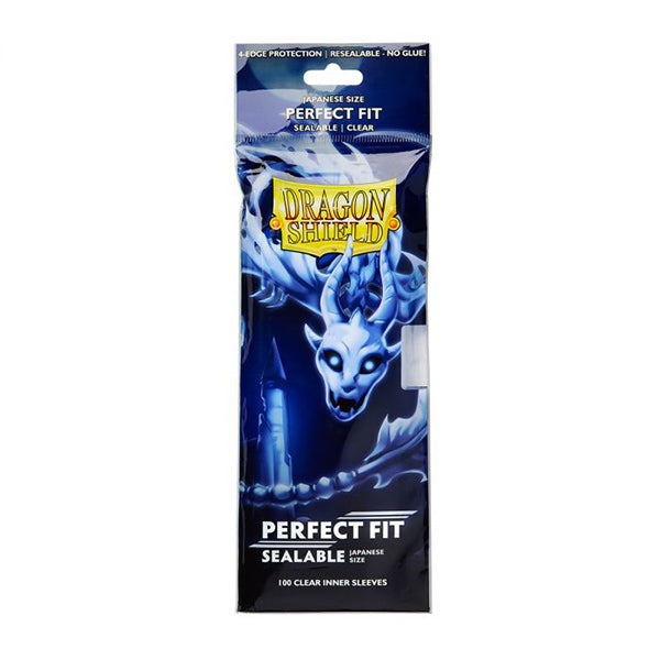 Dragon Shield Sleeves: Perfect Fit Japanese Sealable Inner Sleeves- Clear &