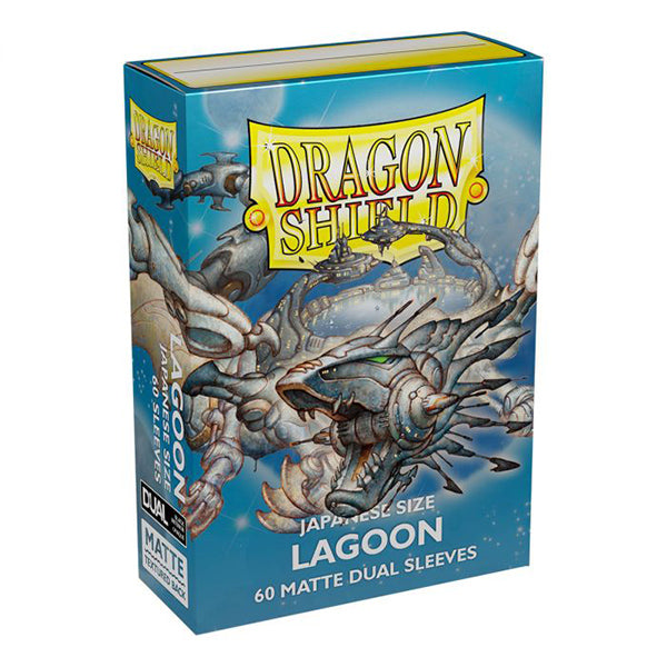 Dragon Shield Sleeves - Lagoon 'Saras' Matte DUAL Japanese Size (60)