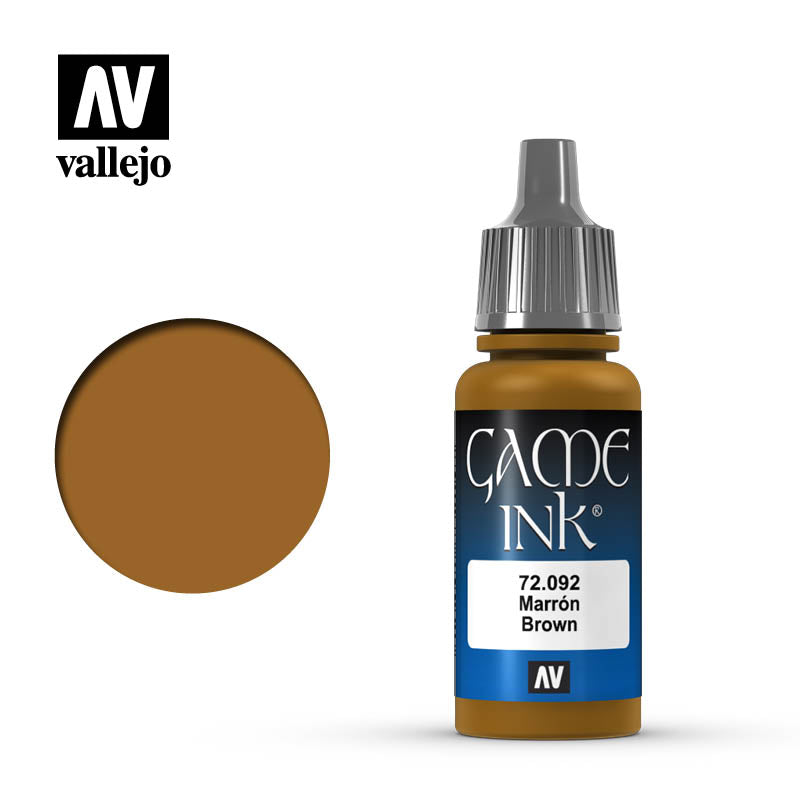 Vallejo Paint: Game Color - Brown Ink 17ml
