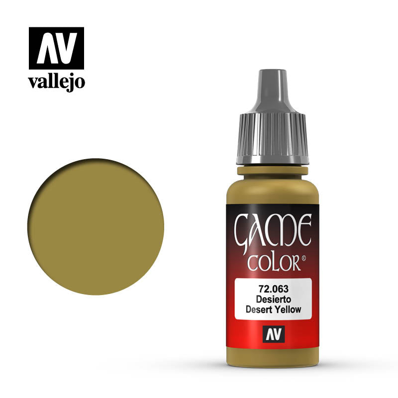Vallejo Paint: Game Color - Desert Yellow 17ml