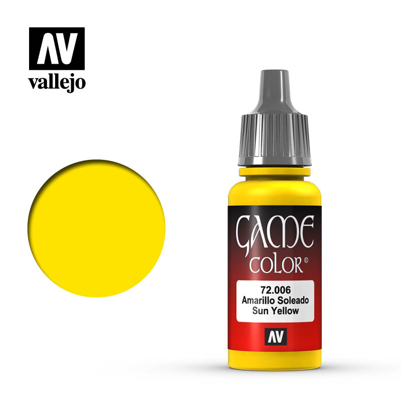 Vallejo Paint: Game Color - Sun Yellow  17ml