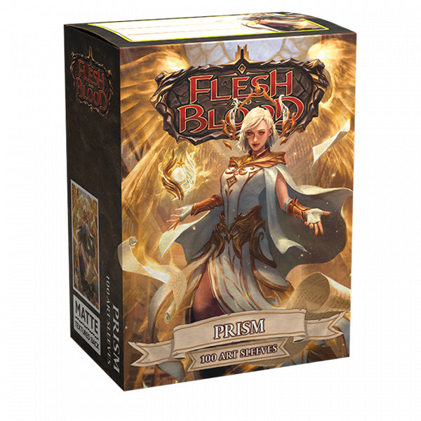 Dragon Shield Sleeves - Standard Matte Flesh &amp; Blood Prism Art (100ct)