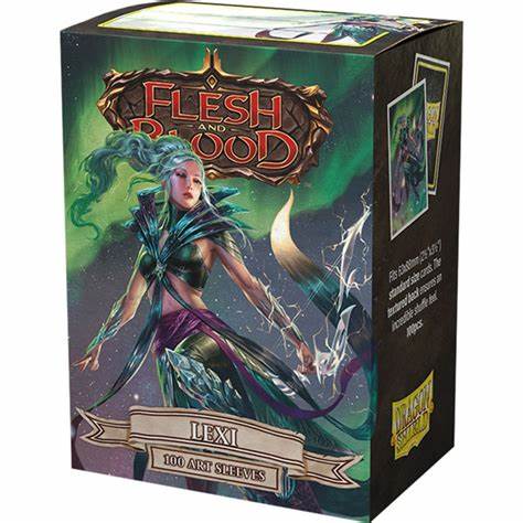 Dragon Shield Sleeves - Standard Matte Flesh &amp; Blood Lexi Art (100ct)