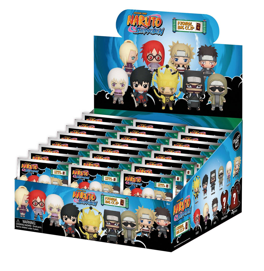 Naruto Series 4 Blind Bag - 3D Foam Bag Clip