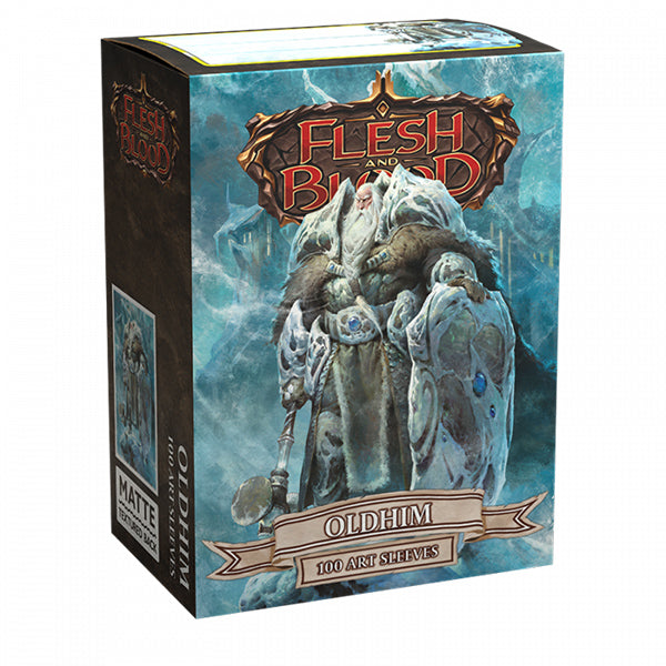 Dragon Shield Sleeves - Standard Matte Flesh &amp; Blood Oldhim Art (100ct)