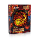 Magic The Gathering Limited Edition Stained Glass Pin - Mountain