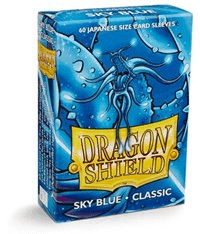 Dragon Shield Sleeves - Classic Sky Blue Japanese Size (60)