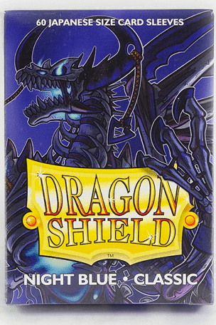 Dragon Shield Sleeves - Classic Night Blue Japanese Size (60)