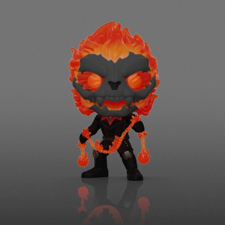 Funko POP Marvel - Infinity Warps Ghost Panther with Chain (Glow-in-the-Dark)