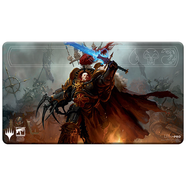 Magic The Gathering Warhammer 40k Commander Deck Playmat - Abaddon The Despoiler