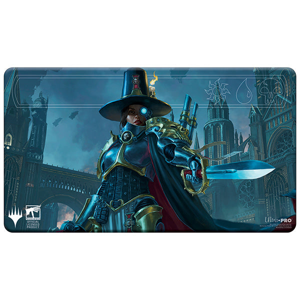 Magic The Gathering Warhammer 40k Commander Deck Playmat - Inquisitor Greyfax