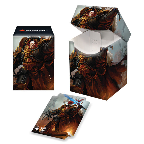 Magic The Gathering Warhammer 40k 2022- Abaddon The Despoiler  100+ Deck Box